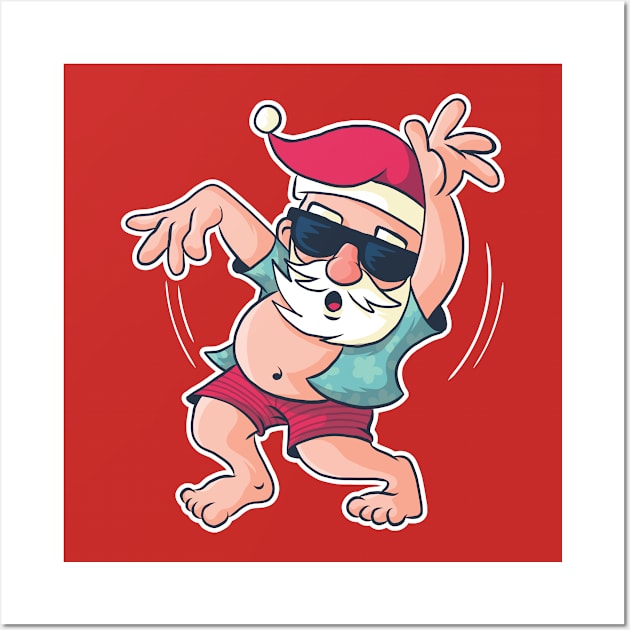 Dancin' Santa Wall Art by rjzinger